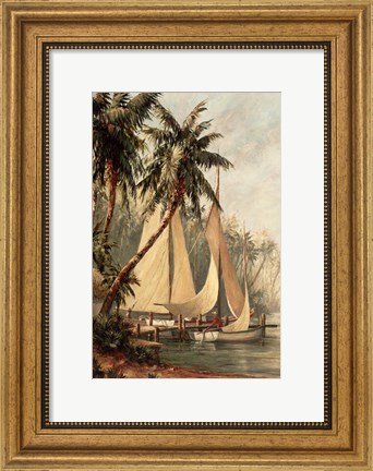 Framed Rum Cay Print