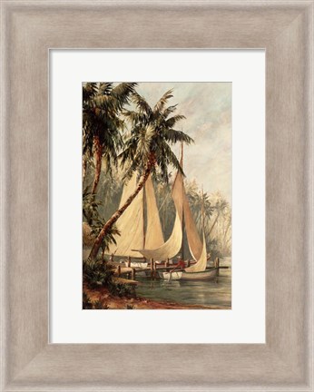 Framed Rum Cay Print