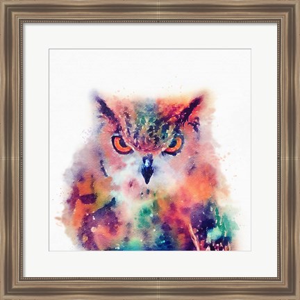 Framed Wise II Print