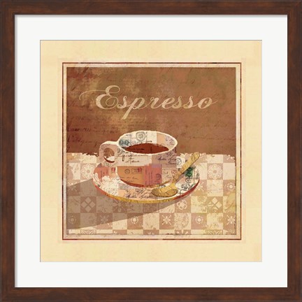 Framed Espresso Print