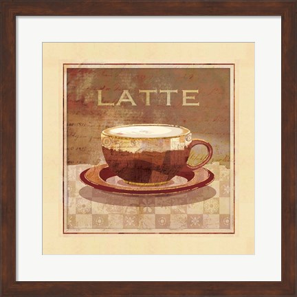 Framed Latte Print