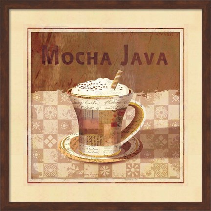 Framed Mocha Java Print