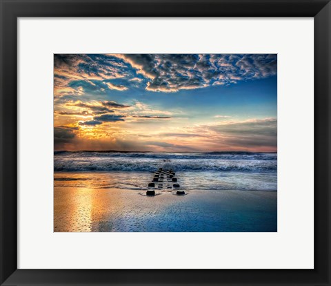 Framed Into the Sea Print