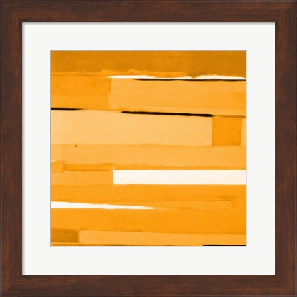 Framed Gold Monochromatic Print