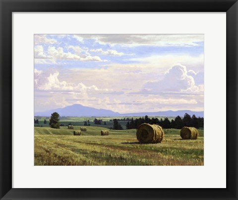 Framed Fresh Cut Hay Print