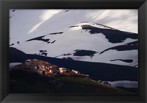 Framed Late Night on Casteluccio, Umbria Print