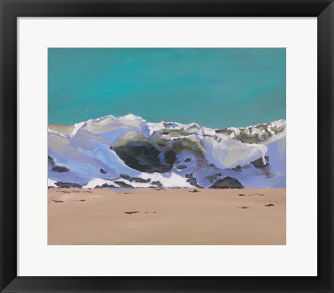 Framed Shore Break 1 Print