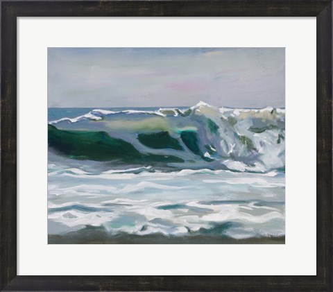 Framed Shore Break 2 Print