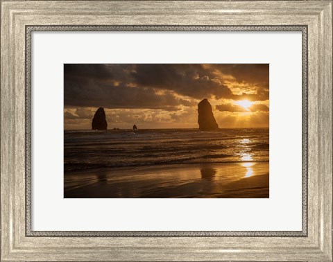 Framed Monolith Sunset Print