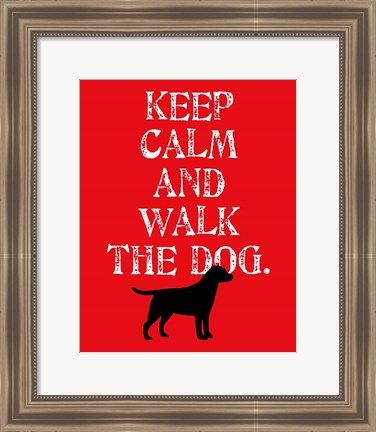 Framed Keep Calm (Labrador) Print