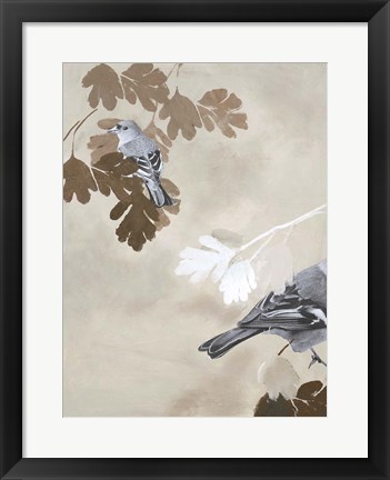 Framed Bird 3 Print