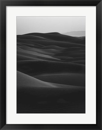 Framed Black Dunes Print