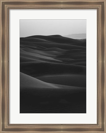 Framed Black Dunes Print