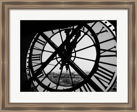 Framed Clock Tower Print