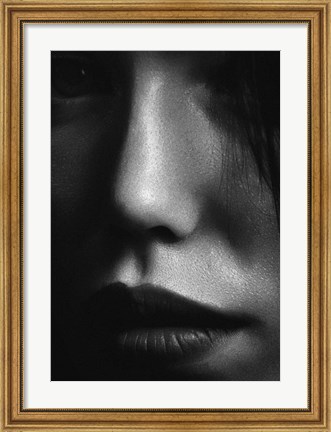 Framed Face 2 Print