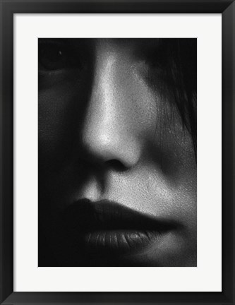 Framed Face 2 Print