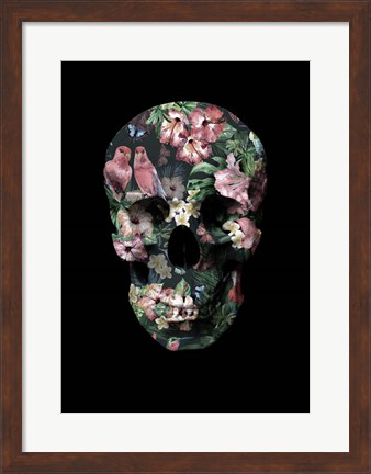 Framed Tropic Skull Print