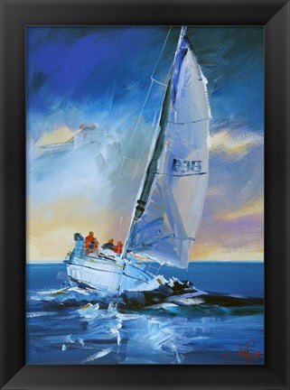 Framed Night Sail Print