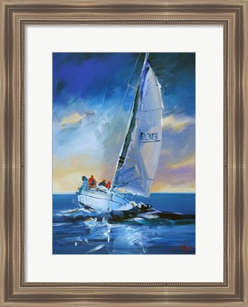 Framed Night Sail Print