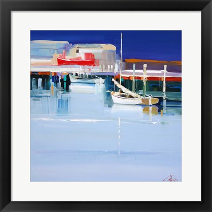 Framed Port Fairy Moorings 2 Print