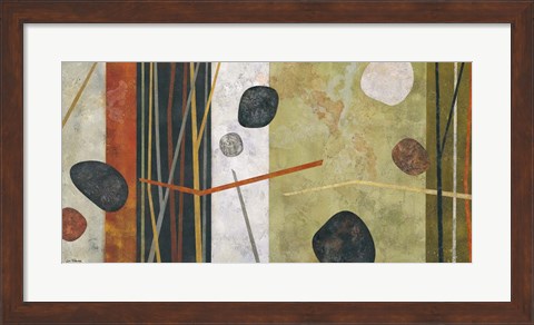 Framed Sticks and Stones III Print