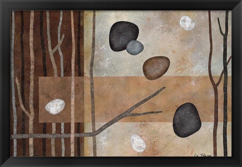 Framed Sticks and Stones IV Print