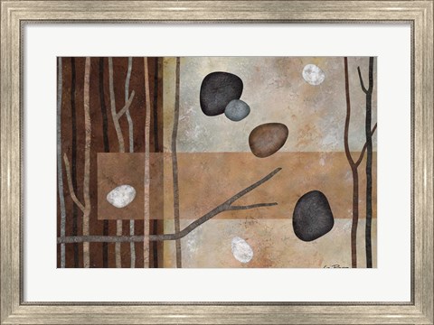 Framed Sticks and Stones IV Print