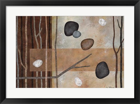 Framed Sticks and Stones IV Print