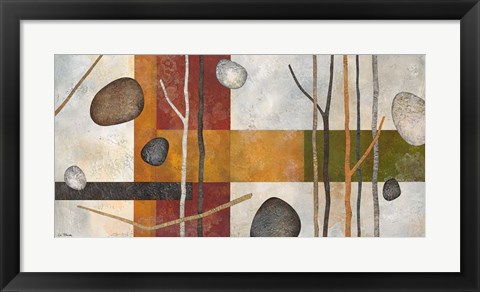 Framed Sticks and Stones IX Print