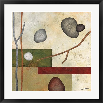 Framed Sticks and Stones VII Print