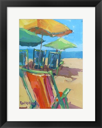 Framed Beach Days Print