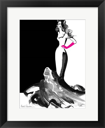 Framed Ball Gown Print