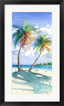 Framed Palm Shadows Print