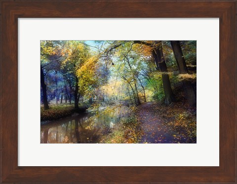 Framed Autumn Walk Print