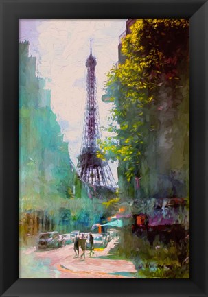 Framed Paris Street Print