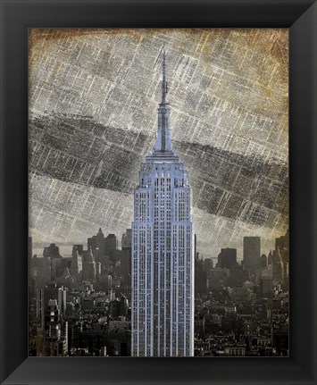 Framed New York II Print