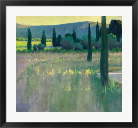 Framed Evening at the Chateau Print