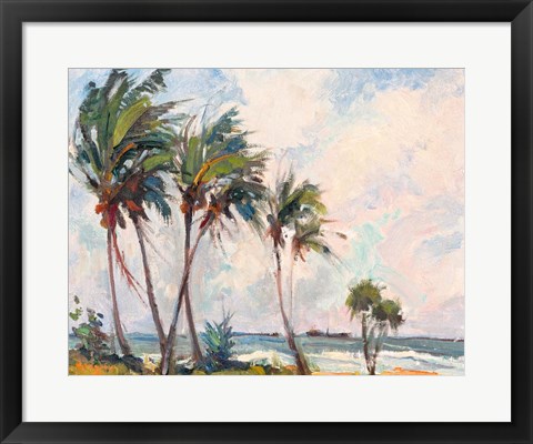 Framed Six Palms Print