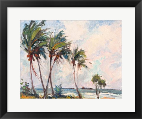 Framed Six Palms Print