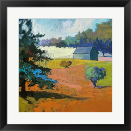 Framed Paysage Cinq Print