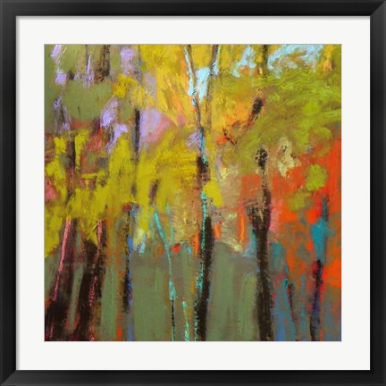 Framed Trees Three Print