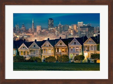 Framed Painted Ladies Print