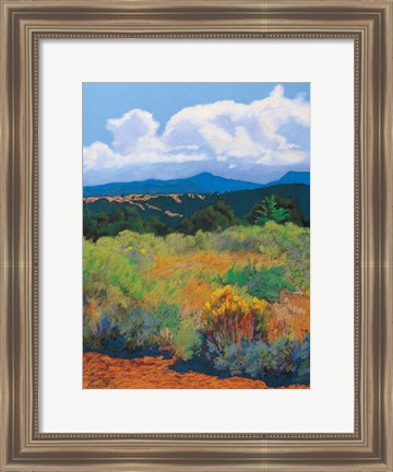 Framed Distant Hills Print