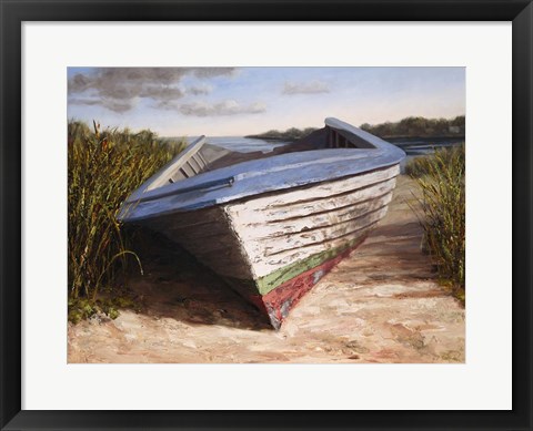 Framed Montauk Skiff Print