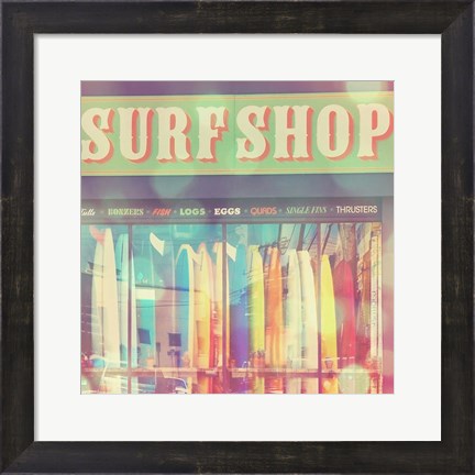 Framed Seaside Summer Print