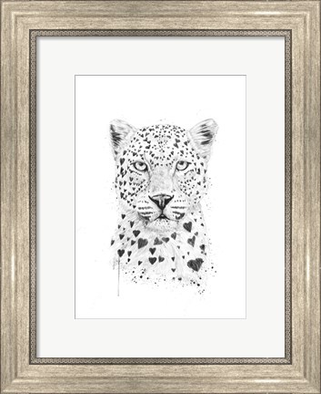 Framed Lovely Leopard Print