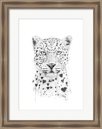 Framed Lovely Leopard Print