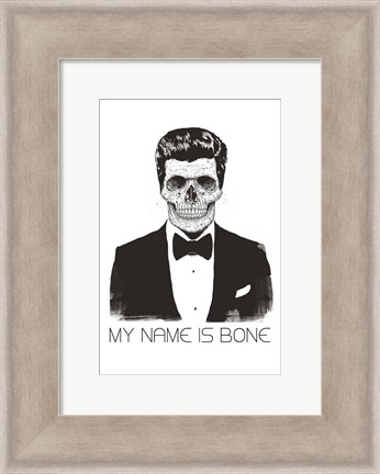 Framed My Name is Bone Print