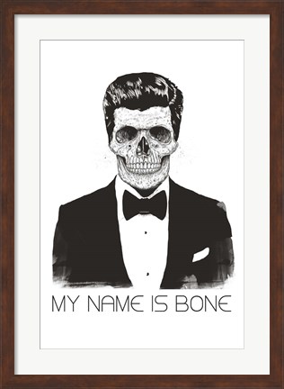 Framed My Name is Bone Print