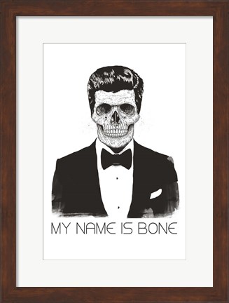 Framed My Name is Bone Print